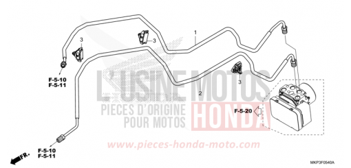 TUYAU DE FREIN CBR500RAM de 2021